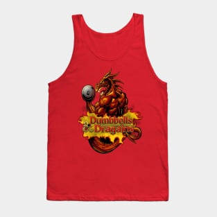 Dumbbells and Dragains Tank Top